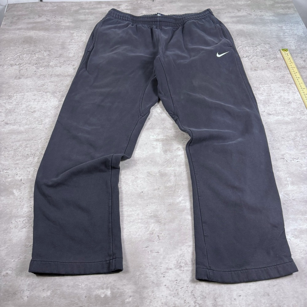 Nike Sweatpants Embroidered Swoosh XL Black